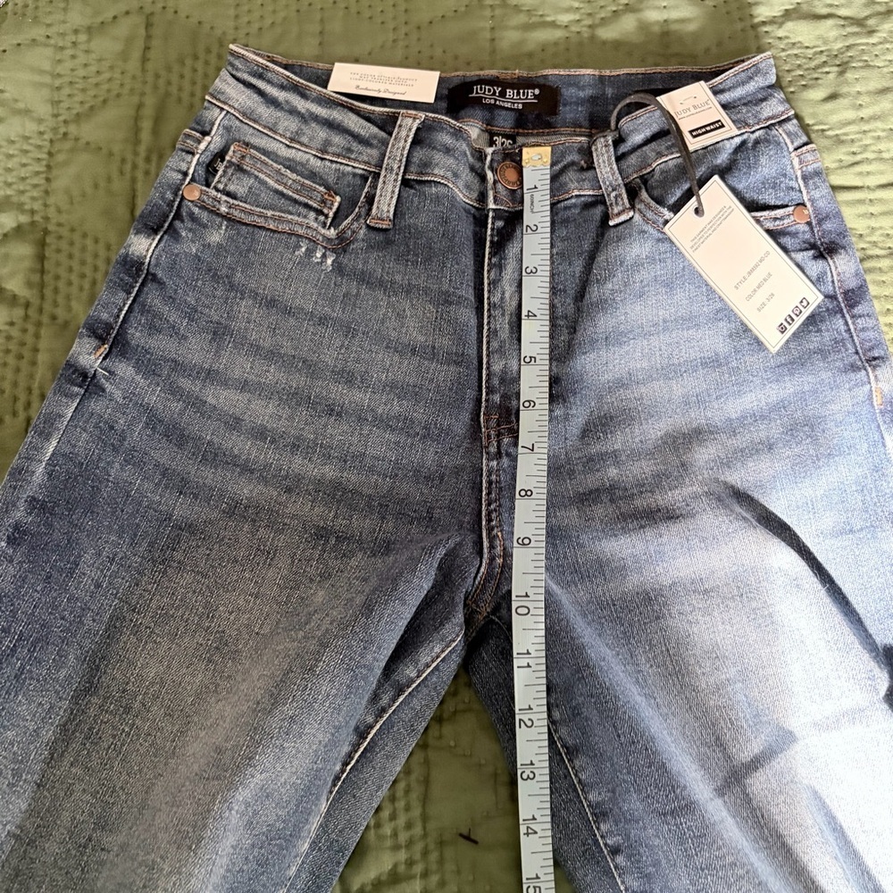 NWT Judy Blue wide leg jeans - Picture 4 of 6